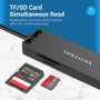 Vention CHVBB Hub USB 3.2 Gen 1 con 6 puertos y lector de tarjetas SD/MicroSD, Negro